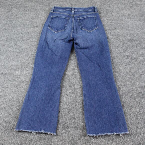 L Agence Denim Jeans Womens 25 Kendra High Rise Cropped Flare Denim Laredo Chic - Picture 6 of 16